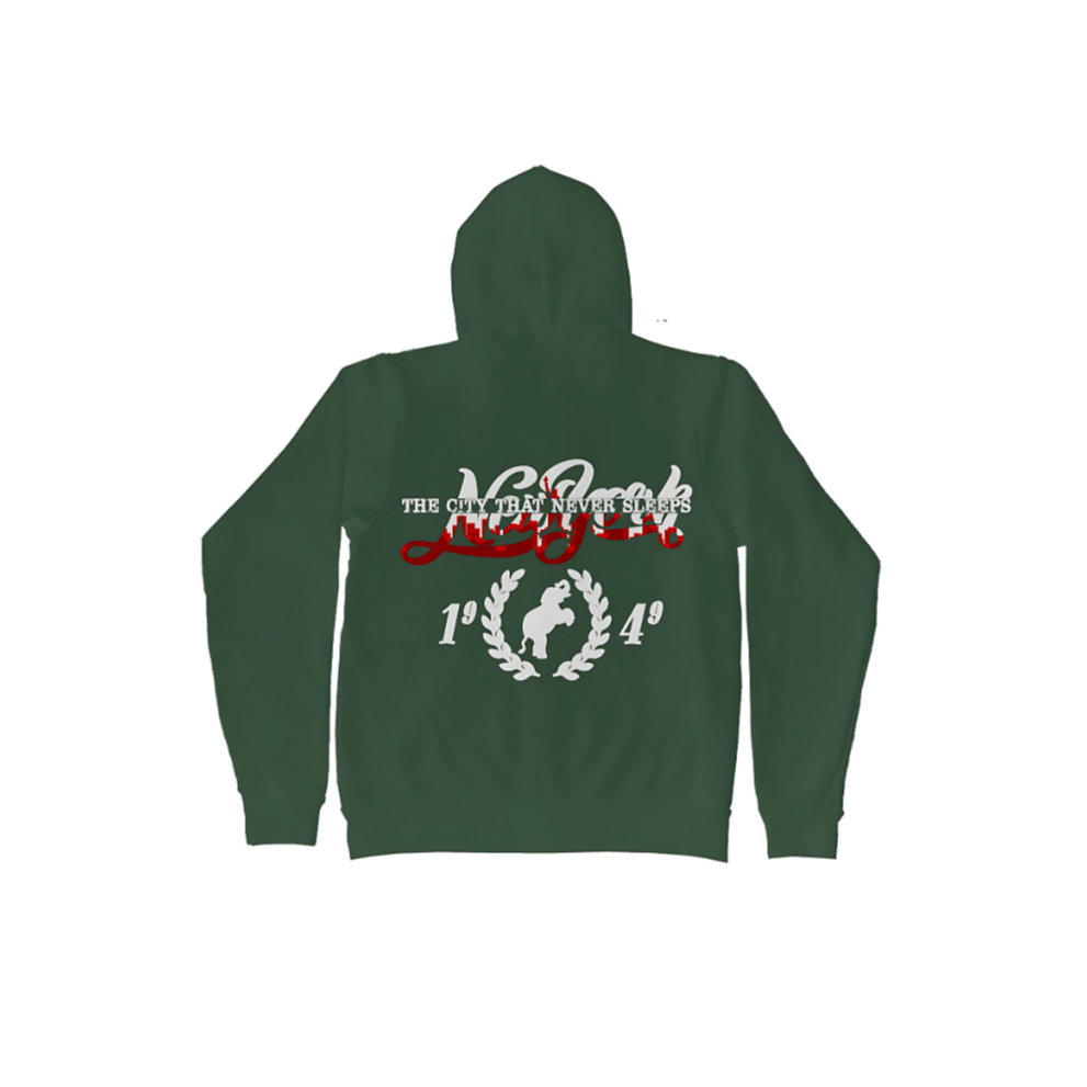 NY City That Never Sleeps Zip Up Hoodie Apliiq