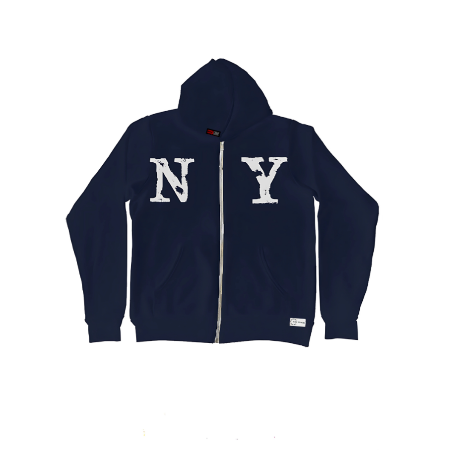 NY City That Never Sleeps Zip Up Hoodie Apliiq