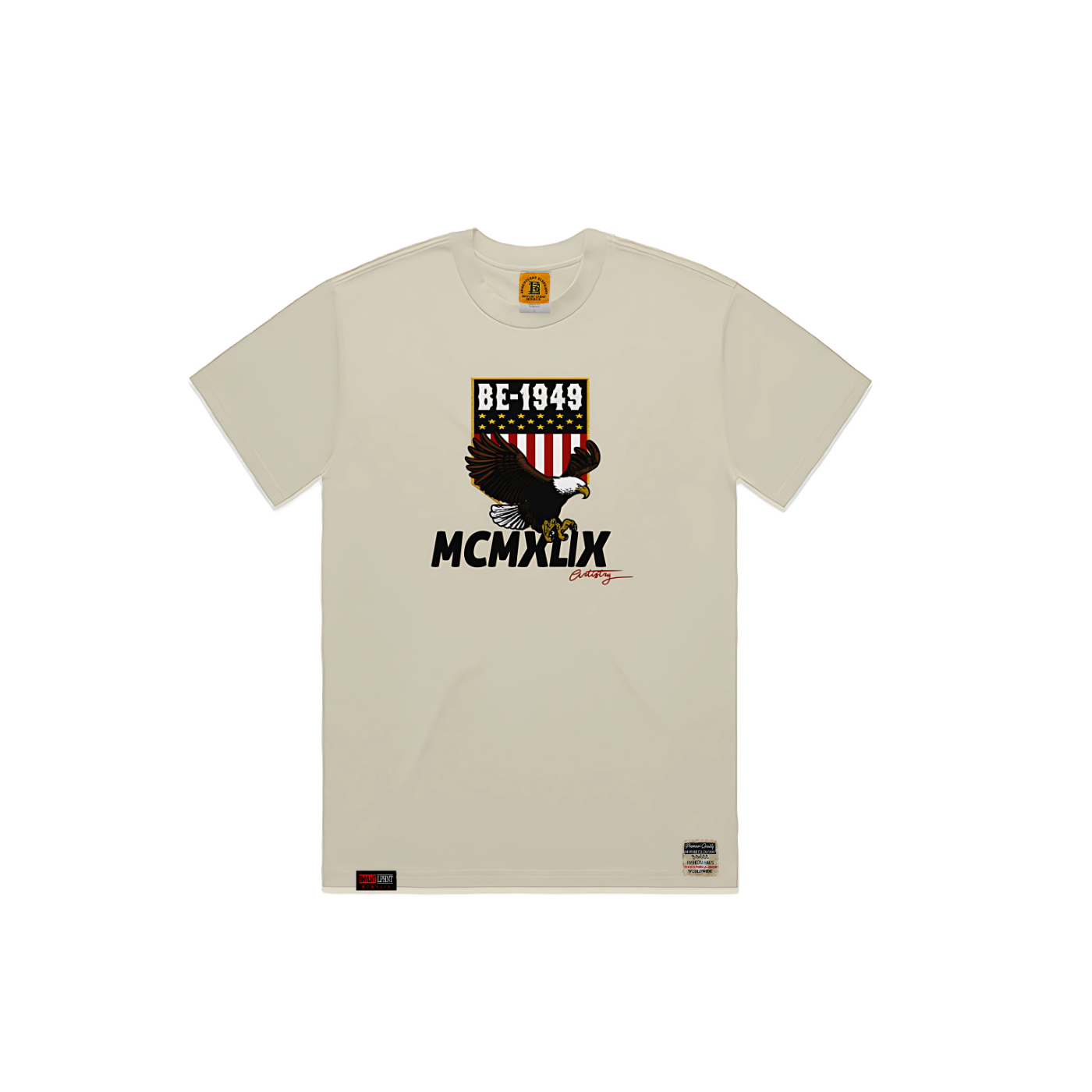 BE-1949 Flag Heavyweight Grey Track T-Shirt Apliiq