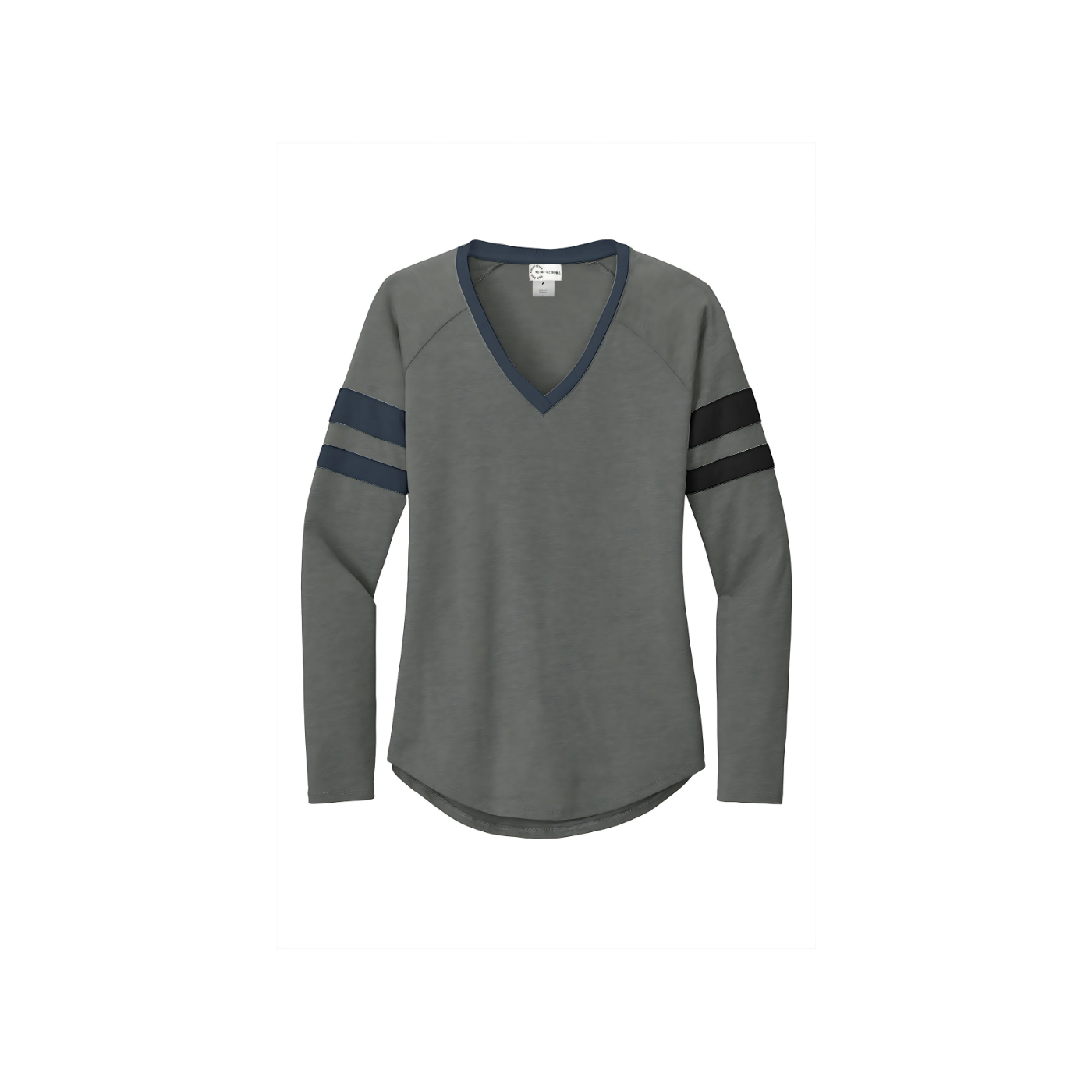 Demure 49 Stripe V-Neck Shirt Apliiq