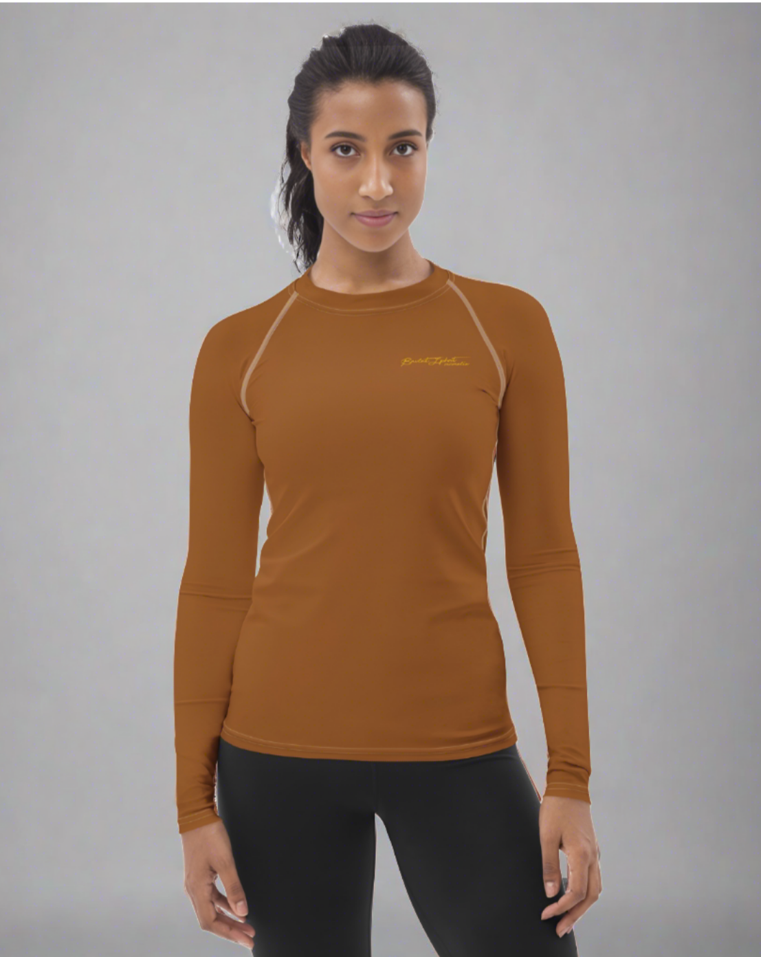 Butter Pecan Rash Guard Shirt Benephant.com
