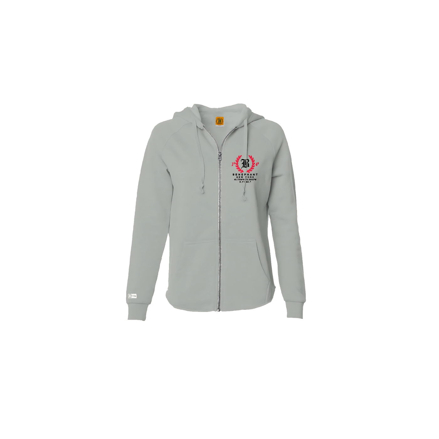 Hamptons Wash Lightweight Zip Hoodie Apliiq