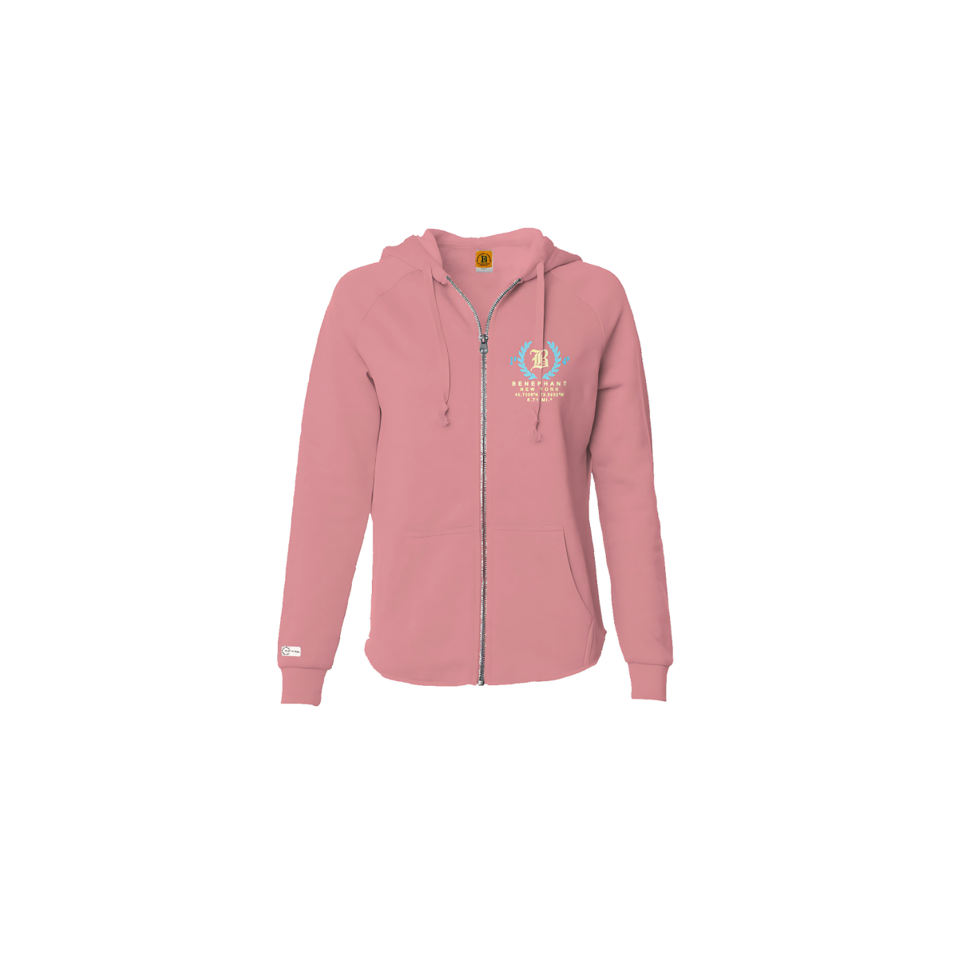 Hamptons Wash Lightweight Zip Hoodie Apliiq