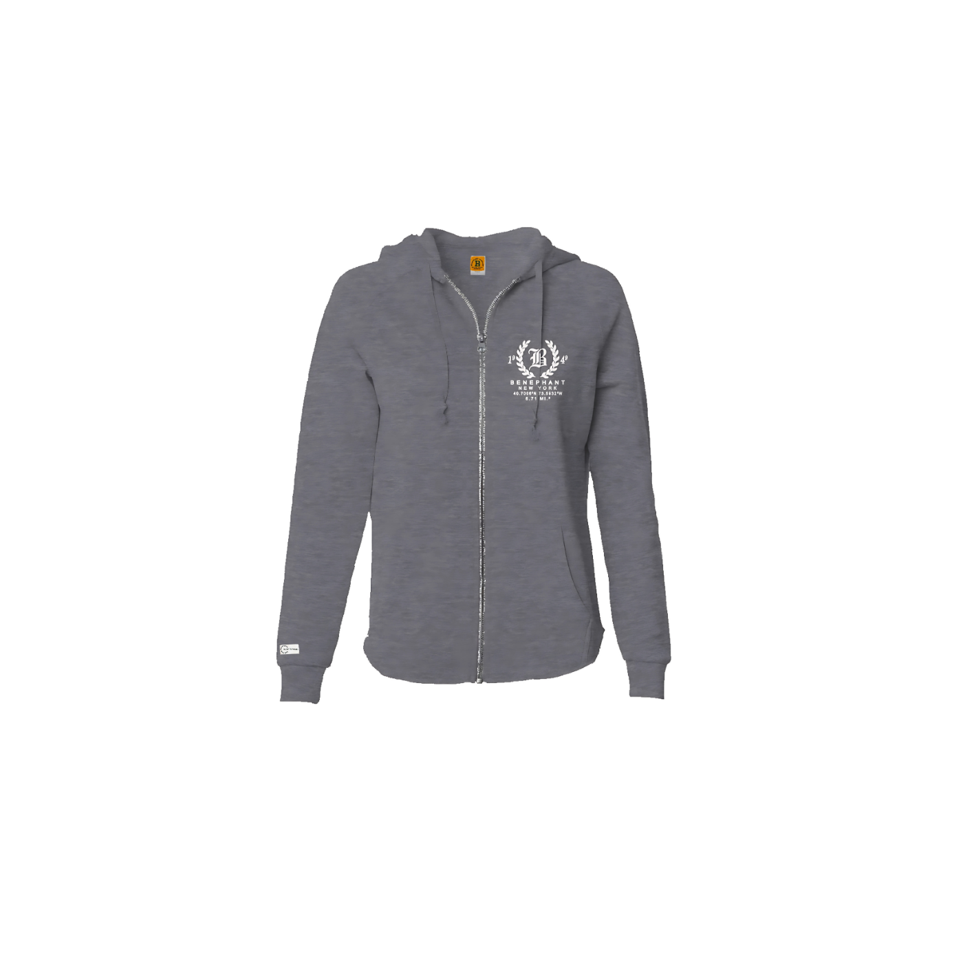 Hamptons Wash Lightweight Zip Hoodie Apliiq