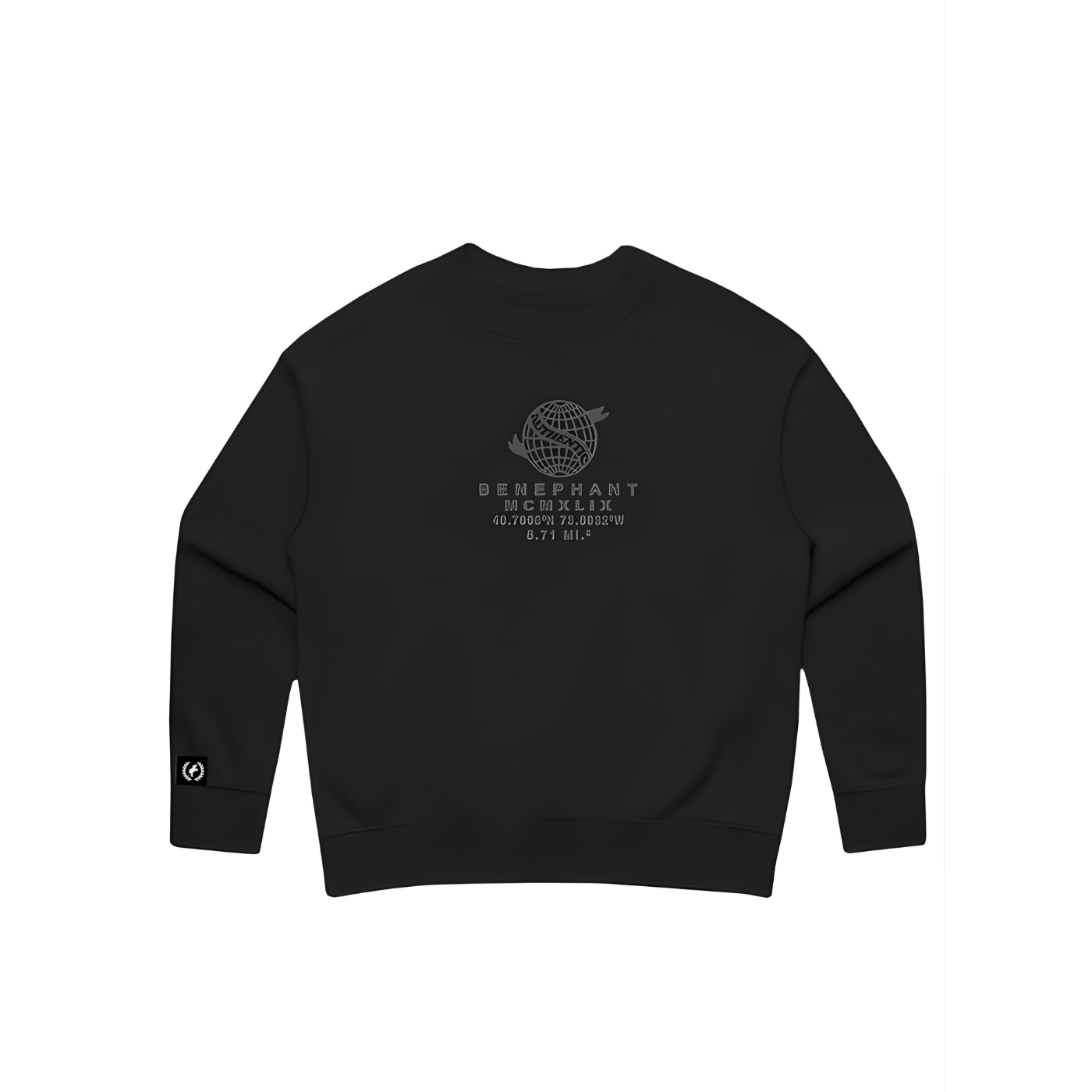 Women's Latitude Embroidered Oversized Crewneck
