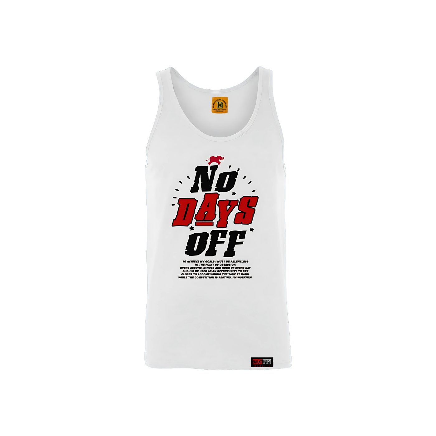 No Days Off Tank Top Apliiq