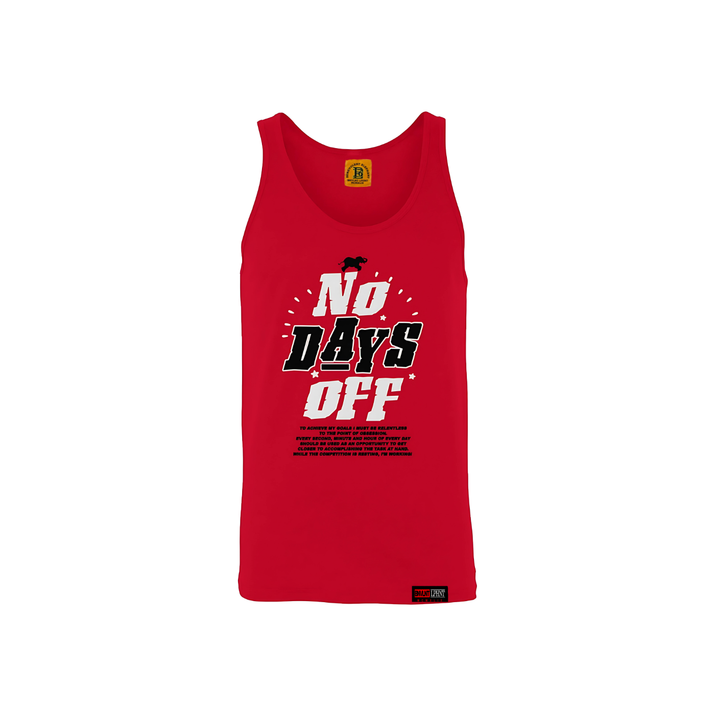 No Days Off Tank Top Apliiq