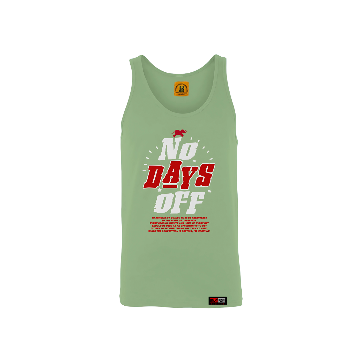 No Days Off Tank Top Apliiq