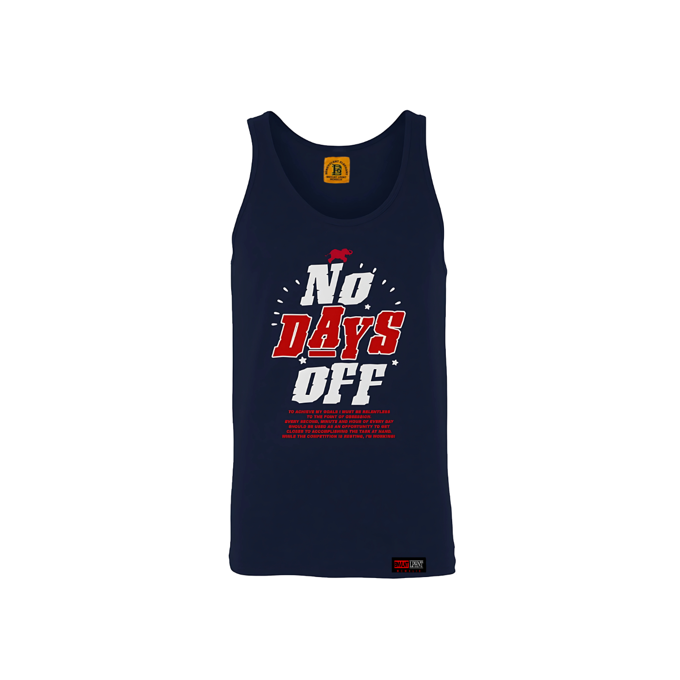 No Days Off Tank Top Apliiq