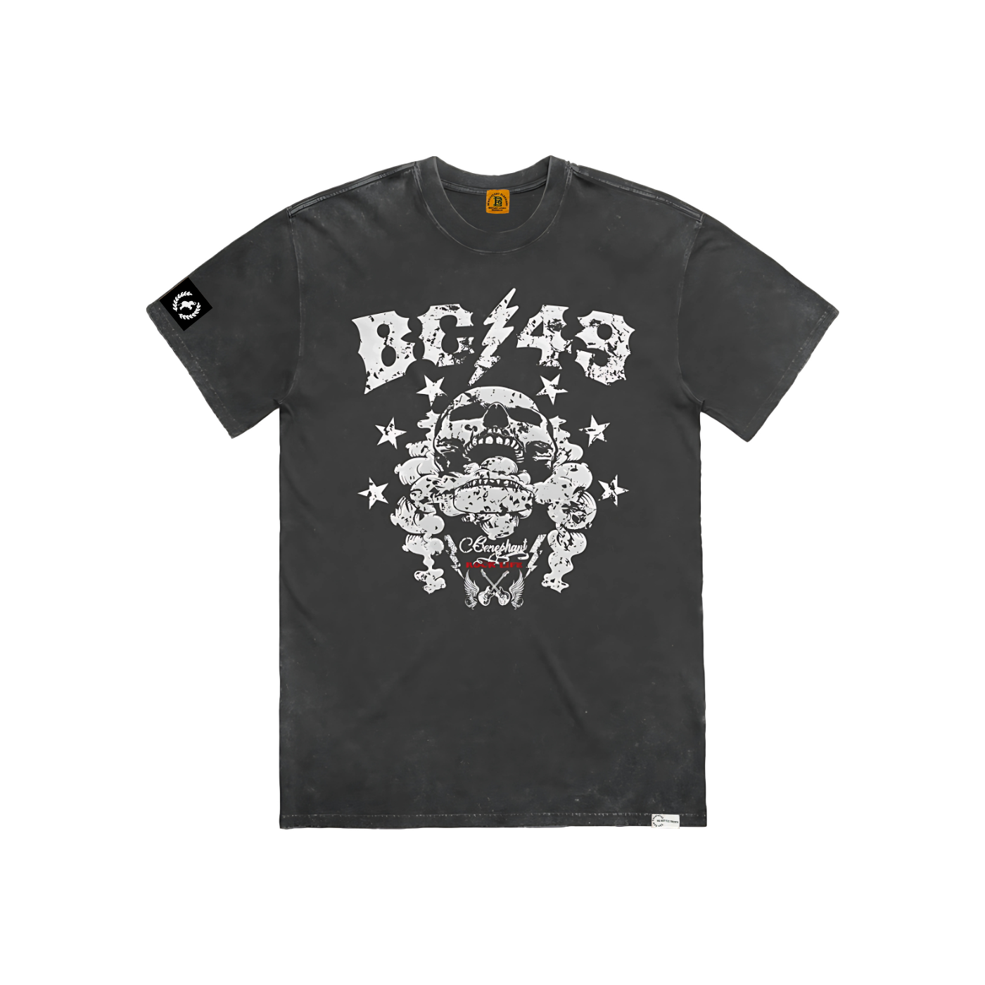 Rock Life Stone Wash T-Shirt Apliiq