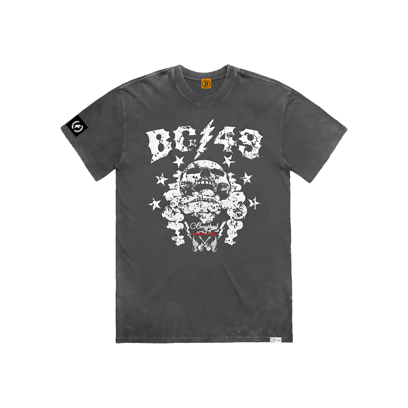 Rock Life Stone Wash T-Shirt Apliiq