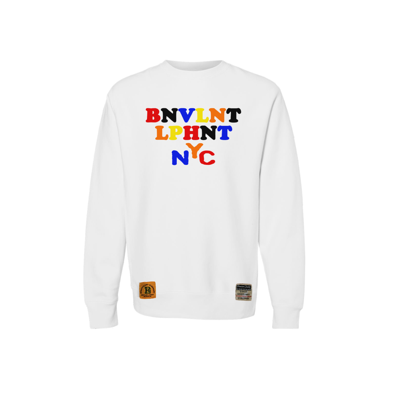 Multi-Colored Embroidered Super Heavyweight Sweats Apliiq