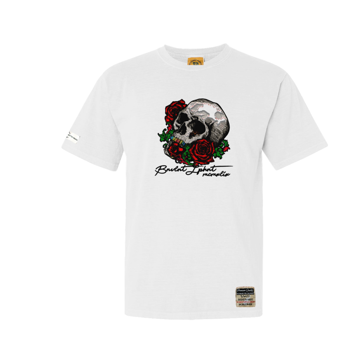 Skull N Roses Heavyweight T-Shirt Apliiq