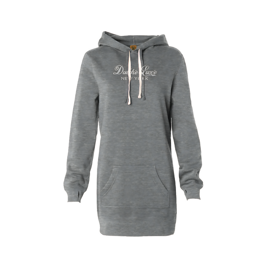 Dulche Luxe Embroidered Hooded Dress