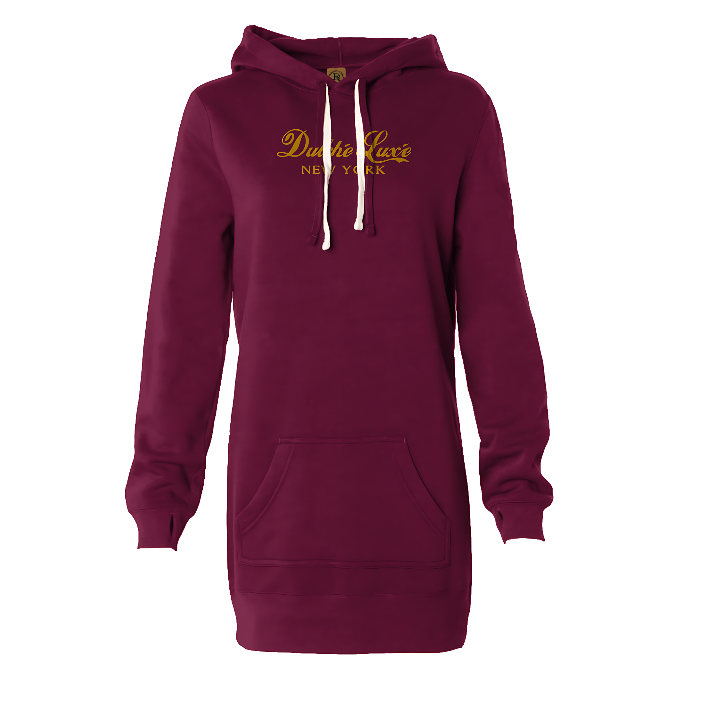 Dulche Luxe Embroidered Hooded Dress Apliiq