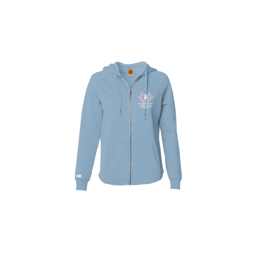 Hamptons Wash Lightweight Zip Hoodie Apliiq