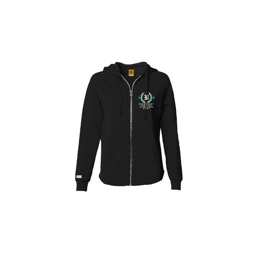 Hamptons Wash Lightweight Zip Hoodie Apliiq