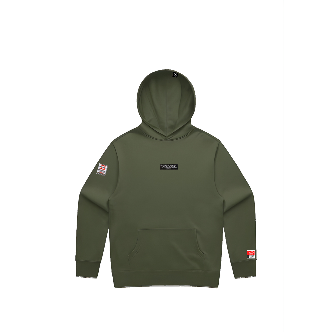 Latitude Oversized Patch & Embroidered Hoodie