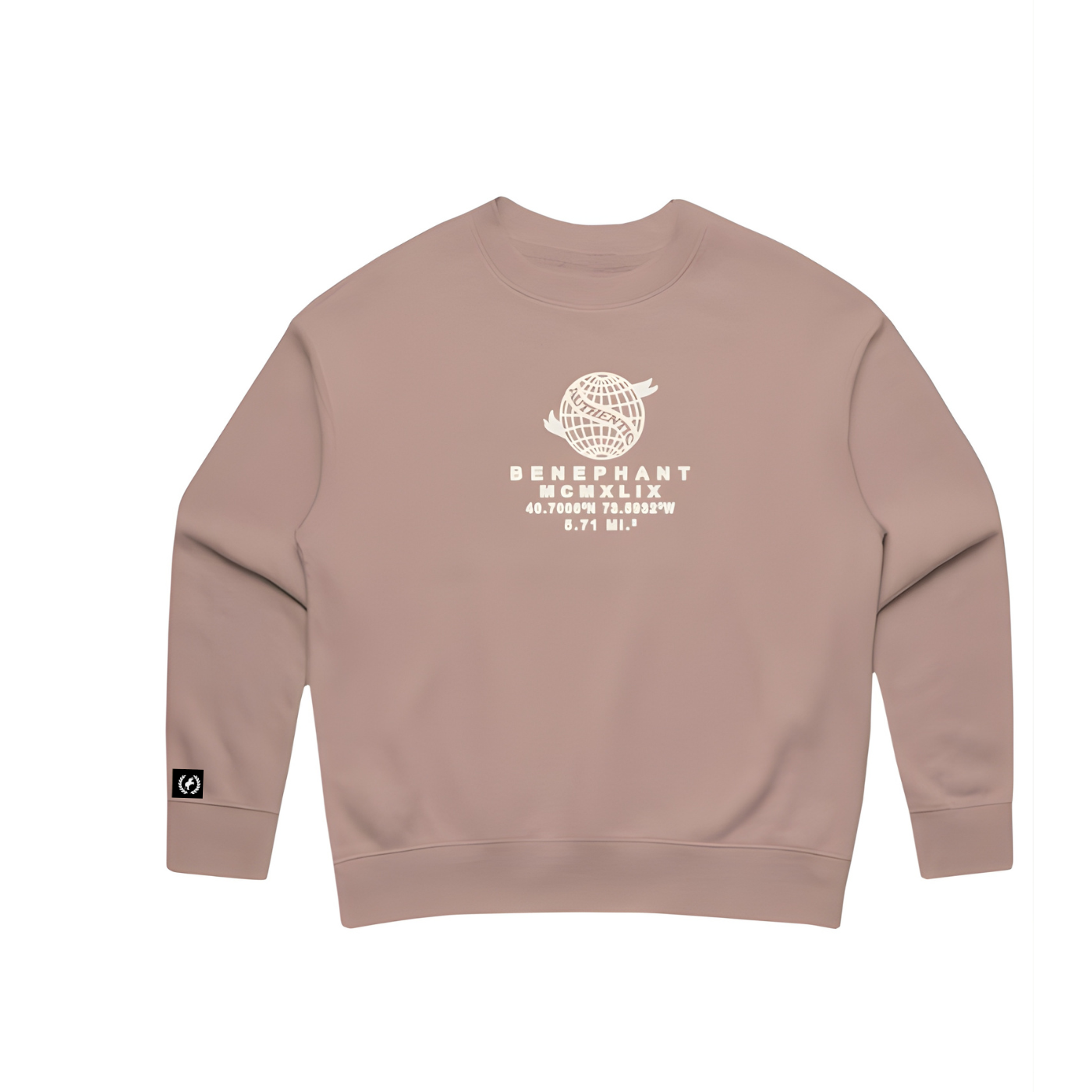 Women's Latitude Embroidered Oversized Crewneck