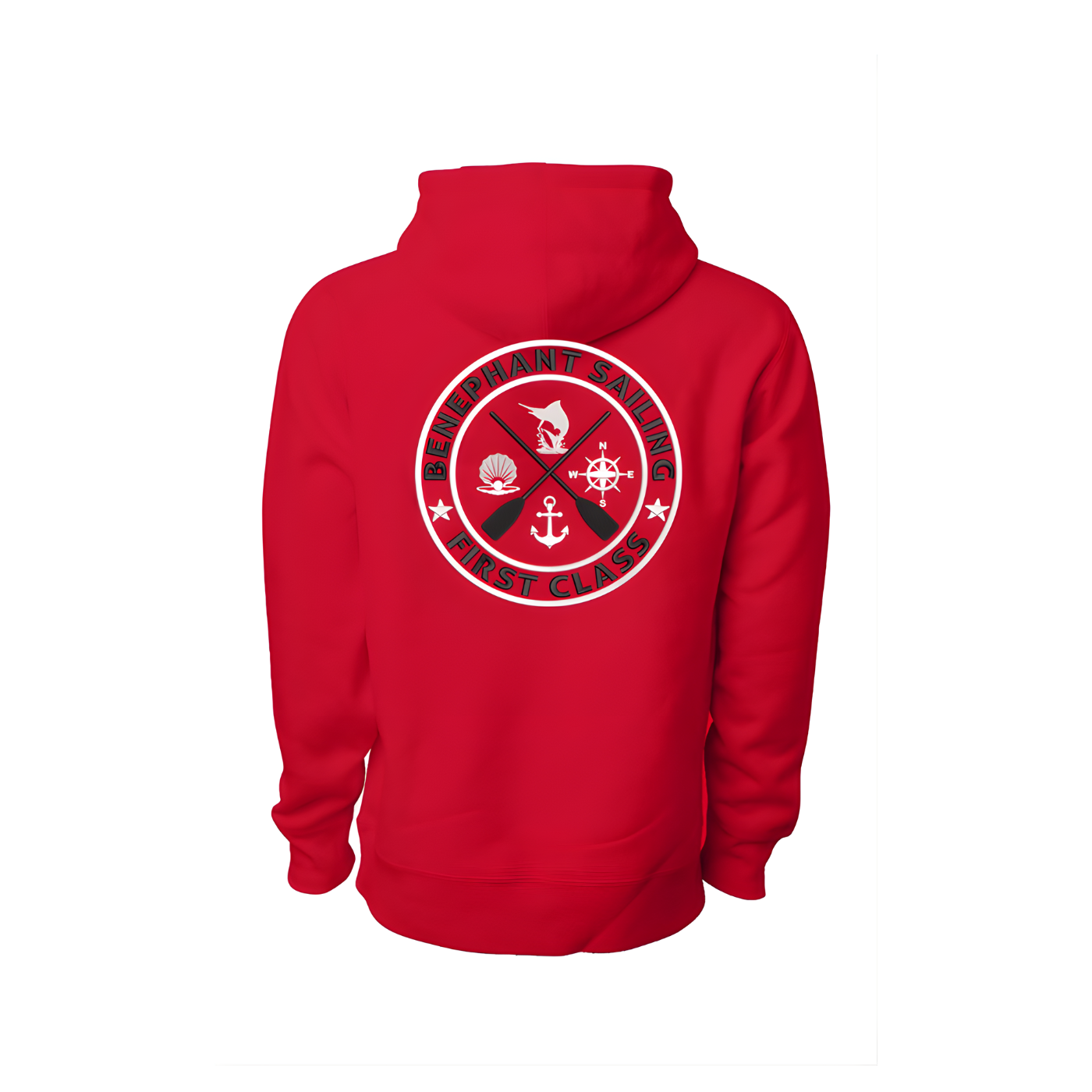 Fishbone 3D Puff Embroidered Heavyweight Hoodie