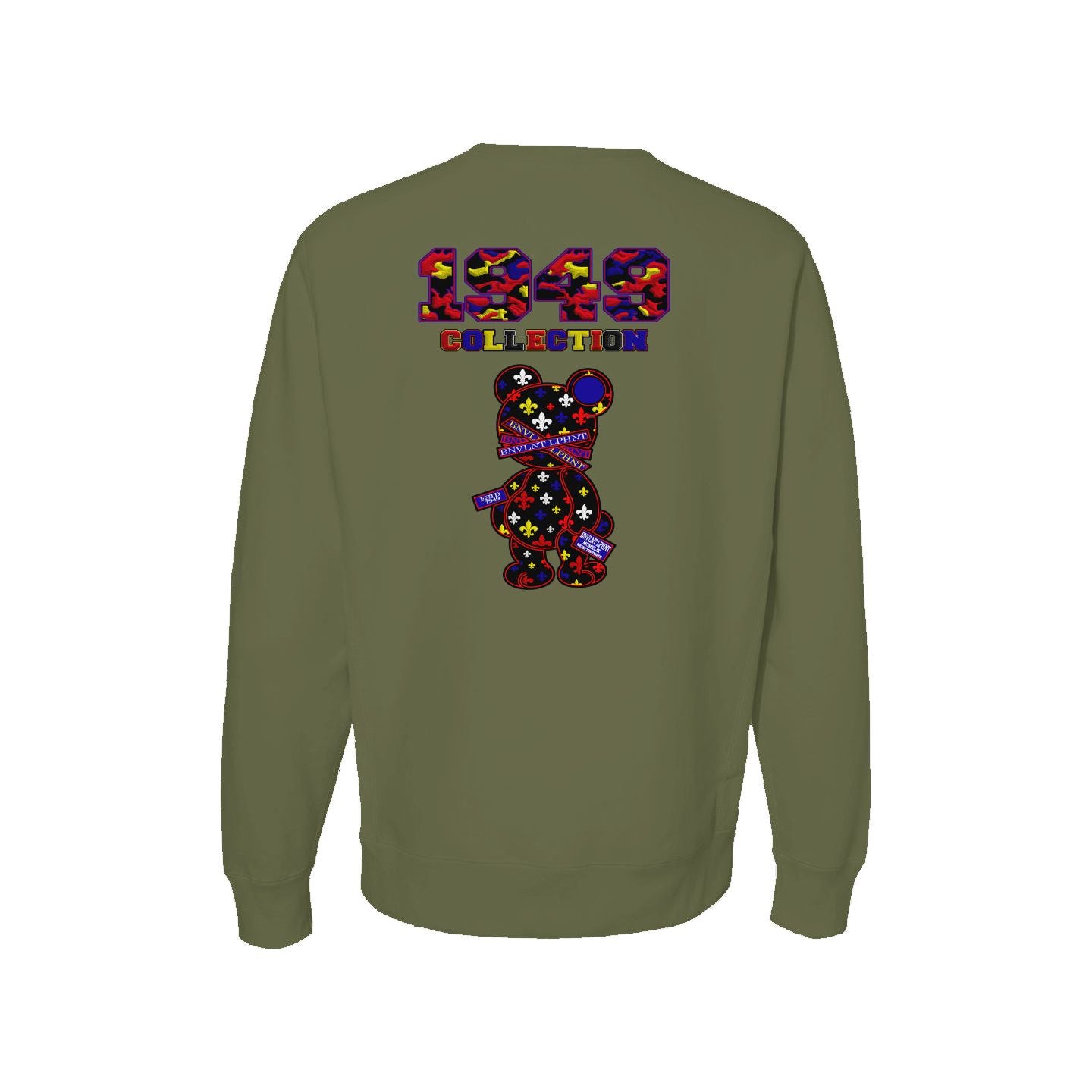 Fleur De Teddy Premium Embroidered Crewneck Apliiq