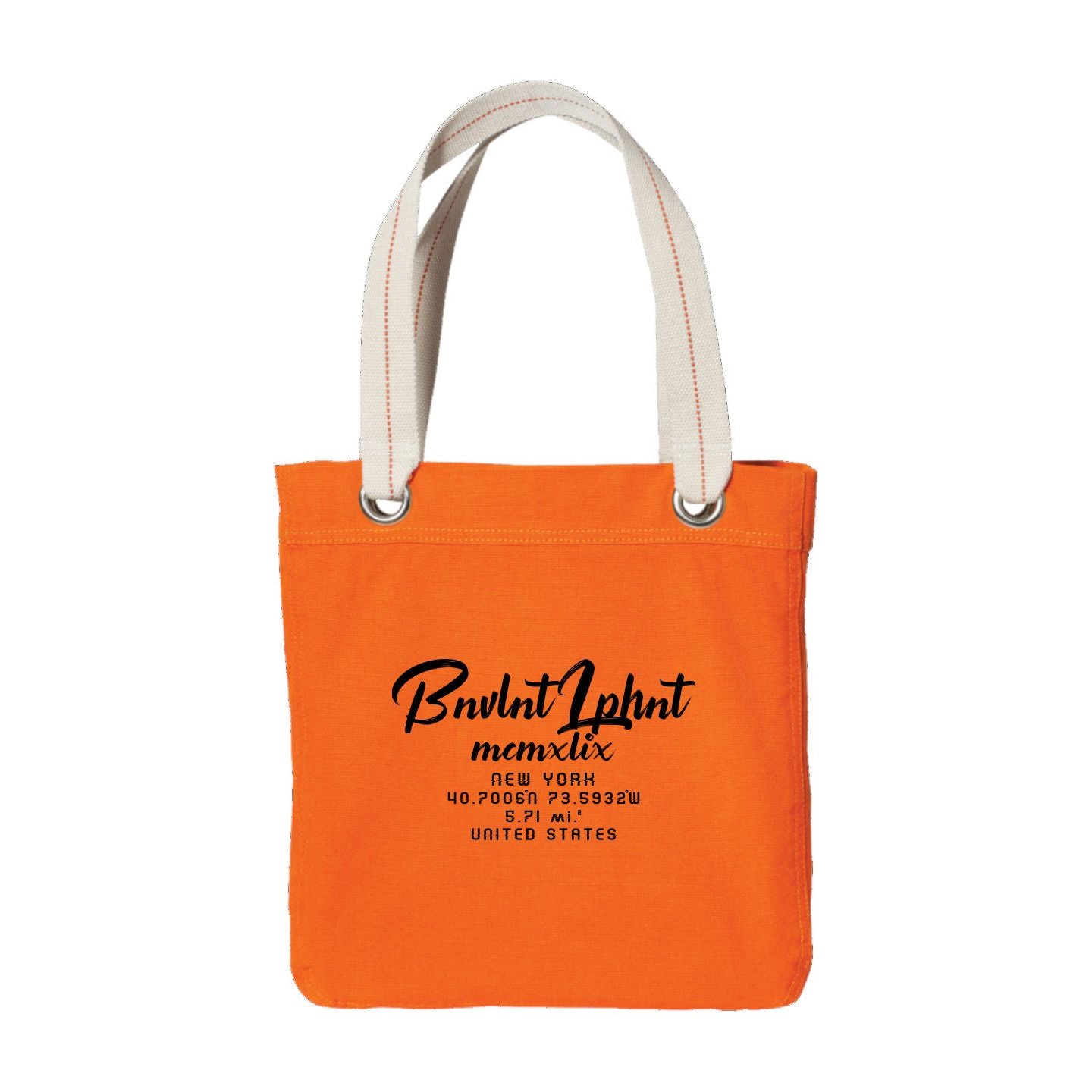 Bnvlnt Lphnt Mcmxlix New York Sangria Tote Apliiq