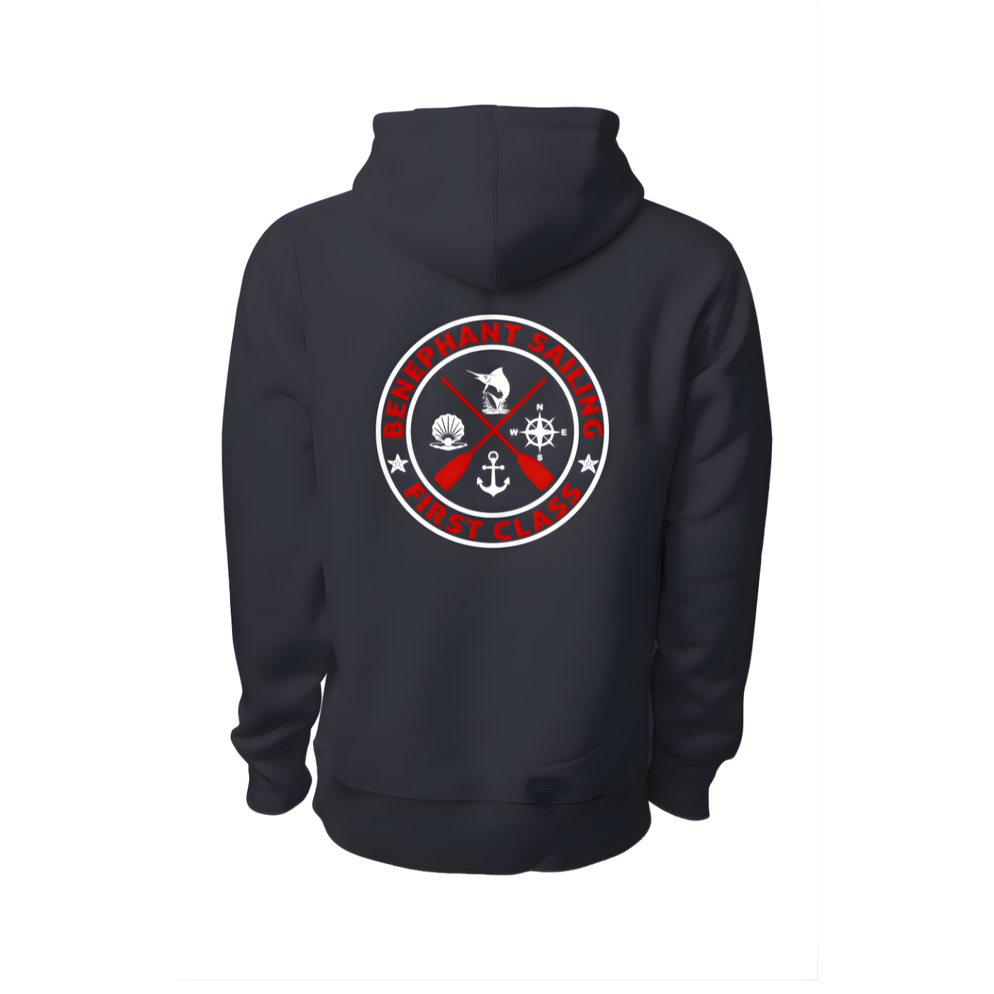 Fishbone 3D Puff Embroidered Heavyweight Hoodie