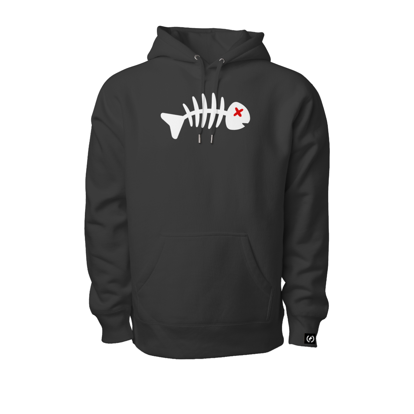 Fishbone 3D Puff Embroidered Heavyweight Hoodie