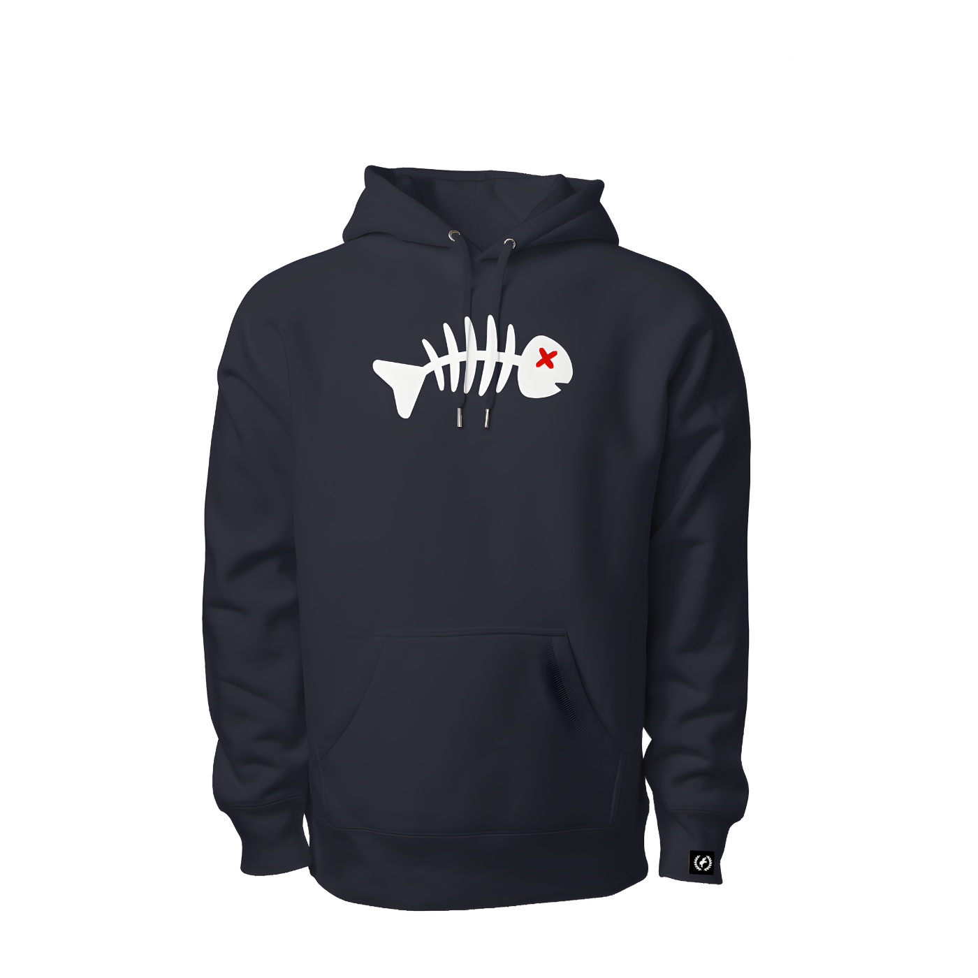 Fishbone 3D Puff Embroidered Heavyweight Hoodie