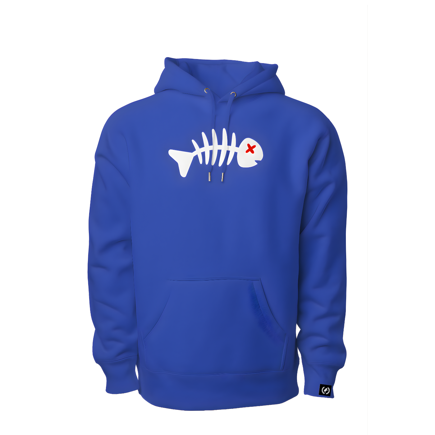 Fishbone 3D Puff Embroidered Heavyweight Hoodie