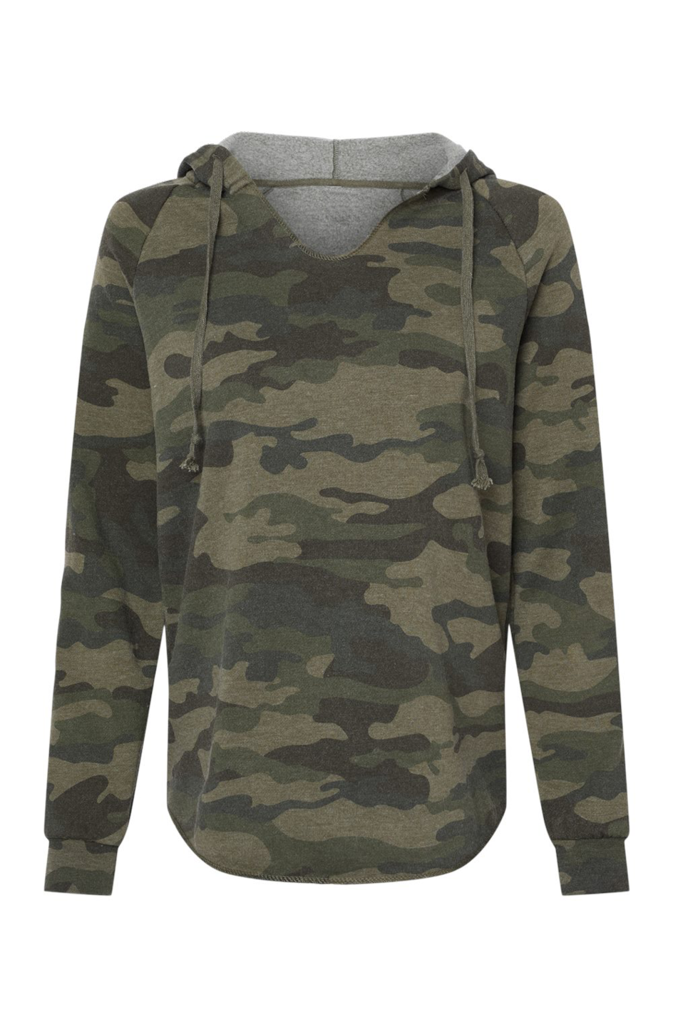 Wave Wash Camo Fleece Hoodie Sweatshirt