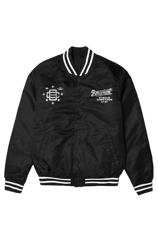 Varsity Crown & Stars University Nylon Bomber Jack