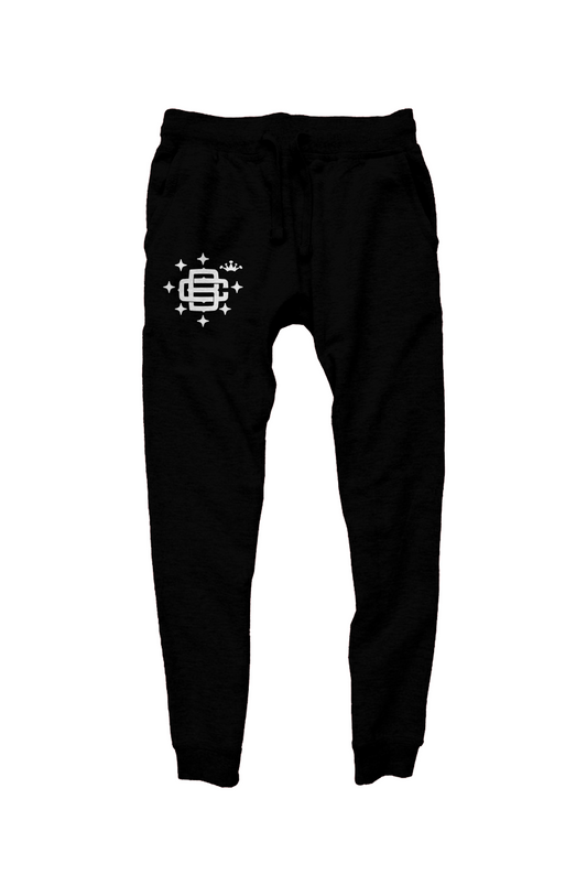 Crown & Stars Embroidered Tapered Joggers