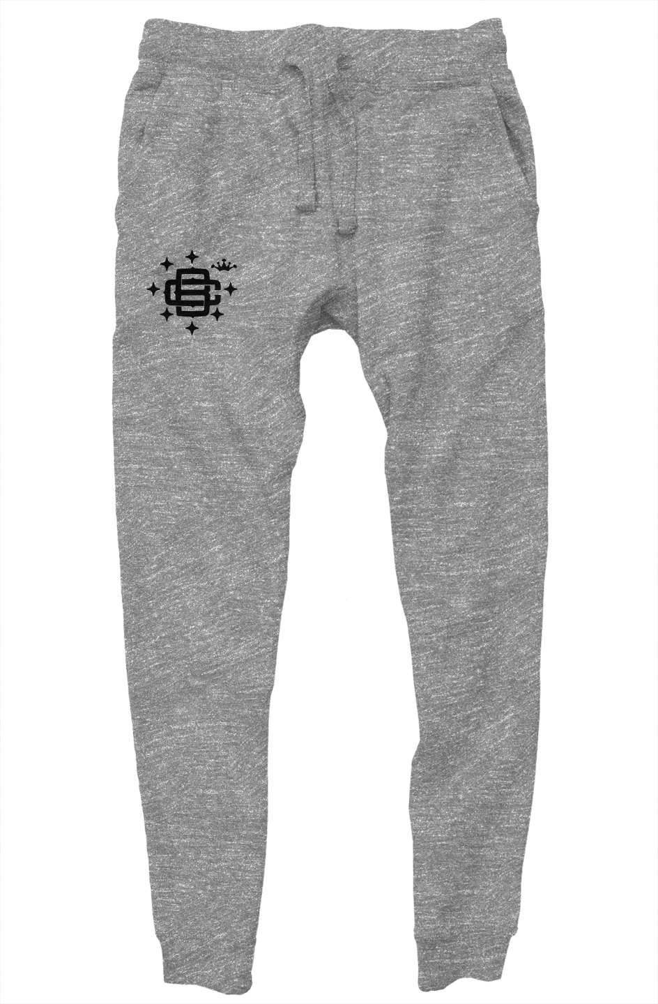 Crown & Stars Embroidered Tapered Joggers