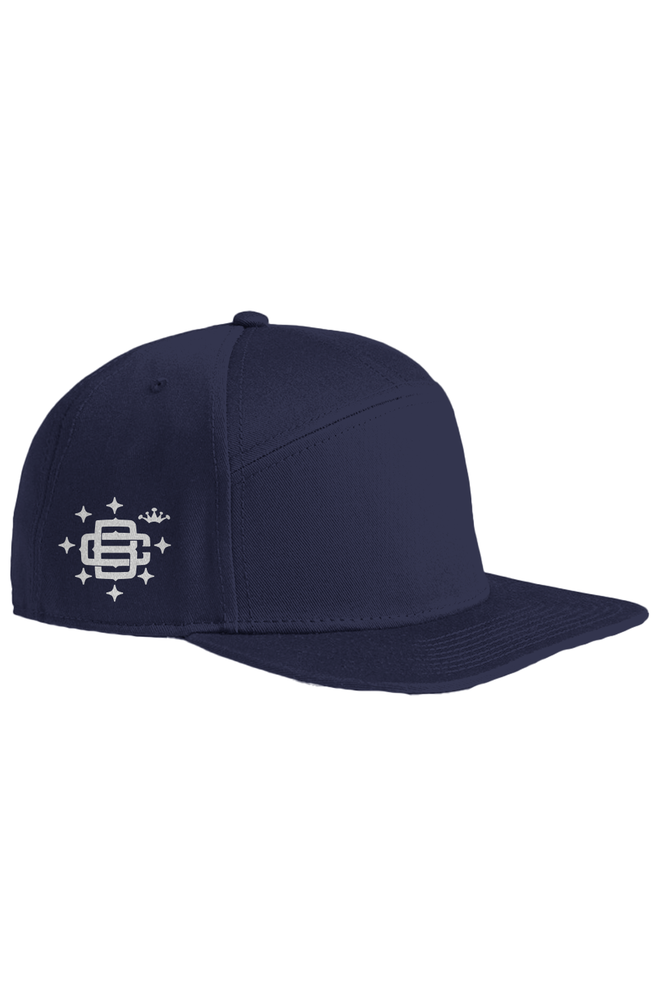 Alumni Crown & Stars 7 Panel Embroidered Hat