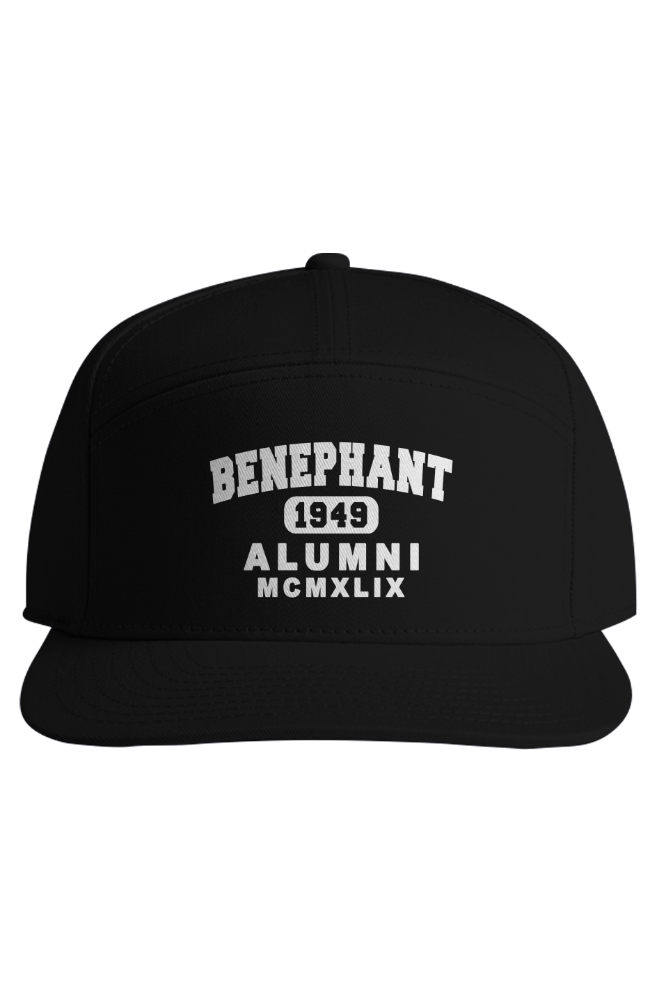 Alumni Crown & Stars 7 Panel Embroidered Hat