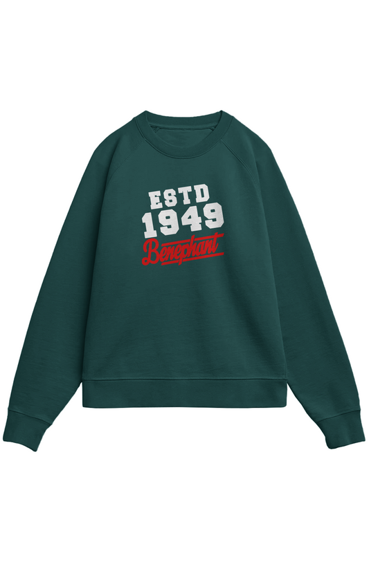 Established 1949 Embroidered Organic French Terry
