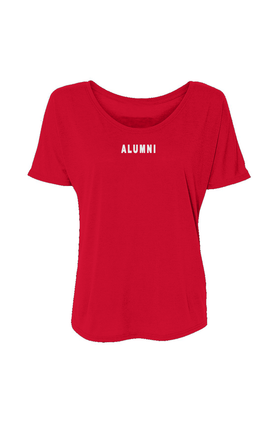 Alumni Embroidered Drape Slouchy Tee