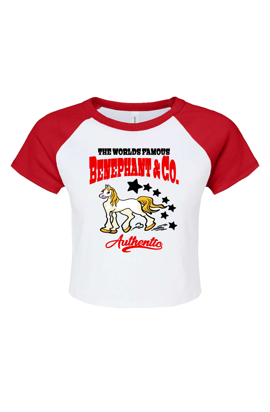 Pale Mare Micro Rib 2 Tone Baby Tee