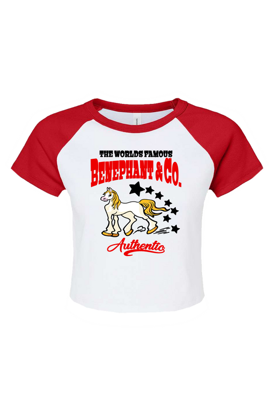 Pale Mare Micro Rib 2 Tone Baby Tee