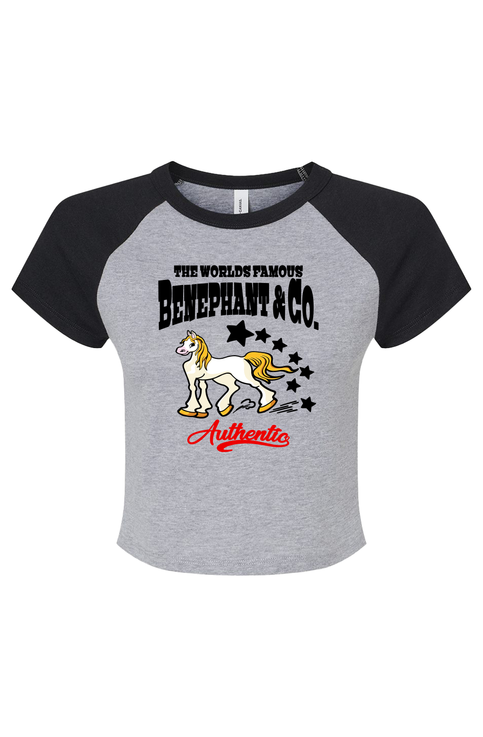 Pale Mare Micro Rib 2 Tone Baby Tee