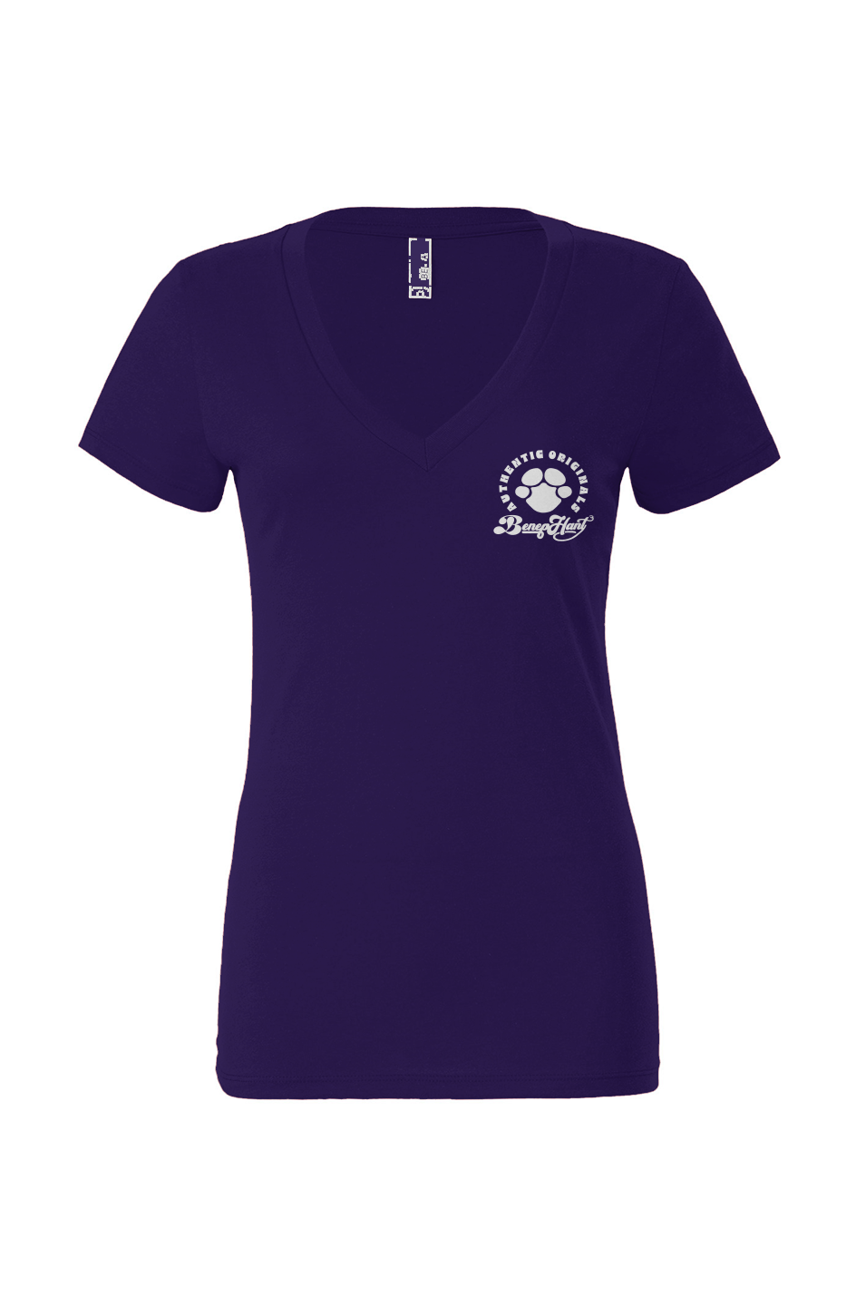 Authentic Originals Embroidered Deep V-Neck T-Shirt