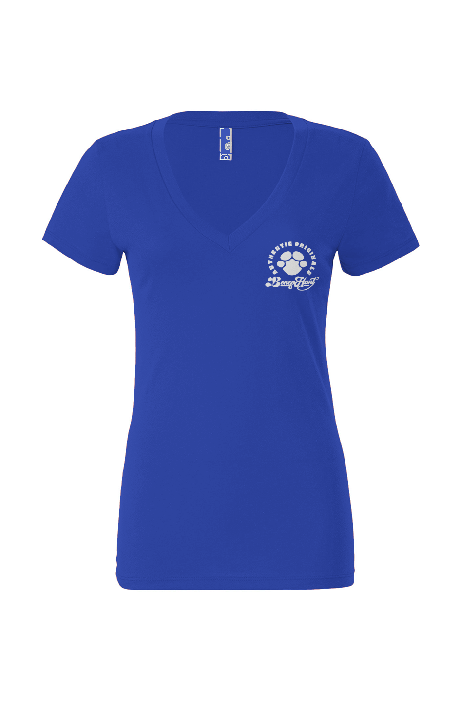 Authentic Originals Embroidered Deep V-Neck T-Shirt
