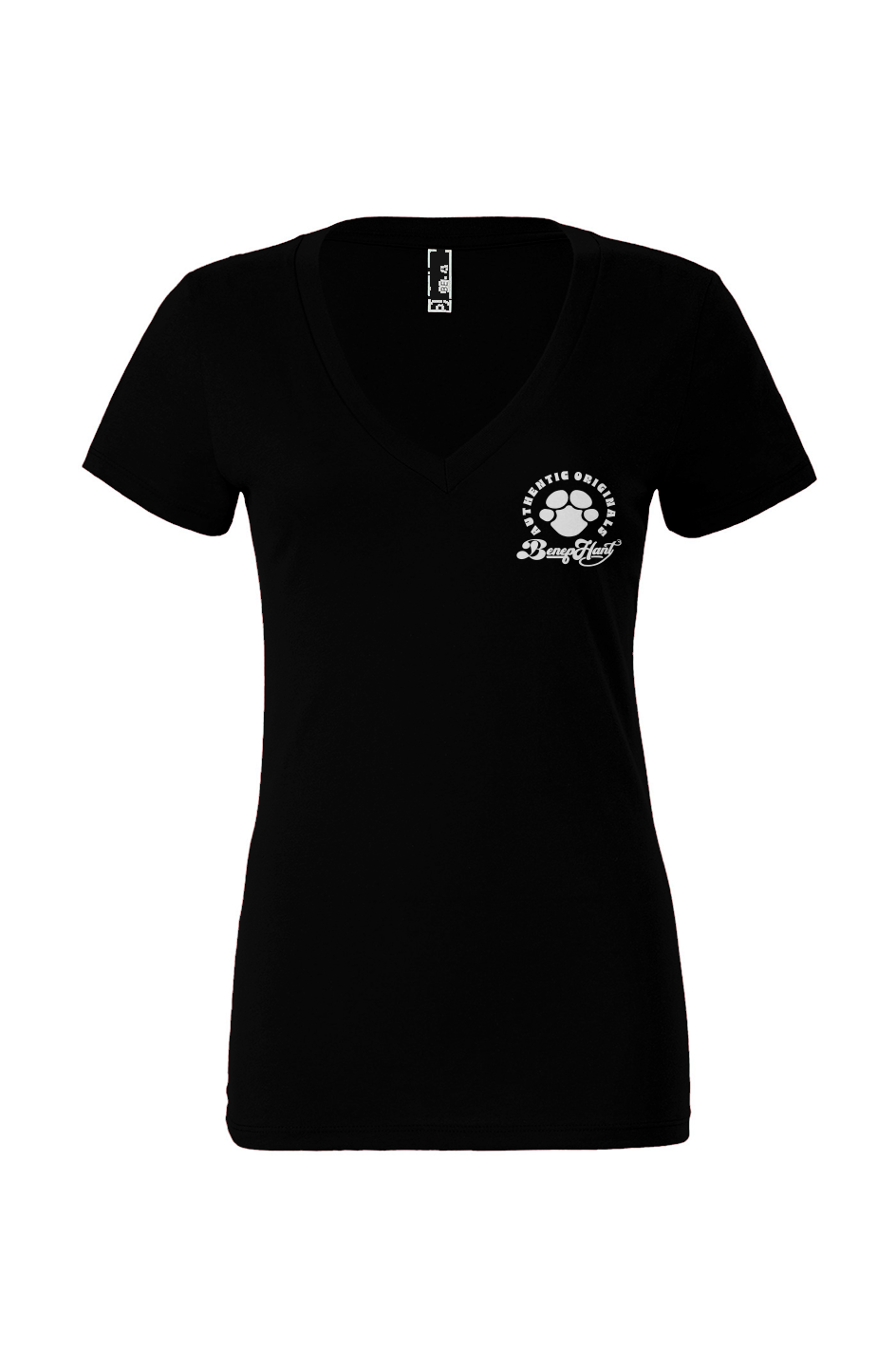 Authentic Originals Embroidered Deep V-Neck T-Shirt