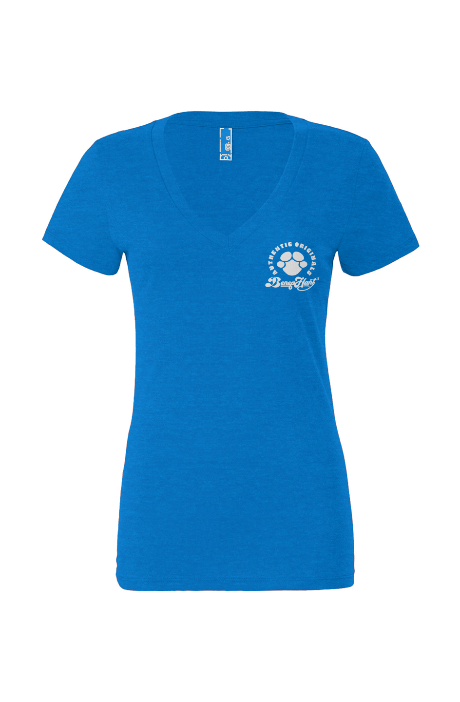 Authentic Originals Embroidered Deep V-Neck T-Shirt