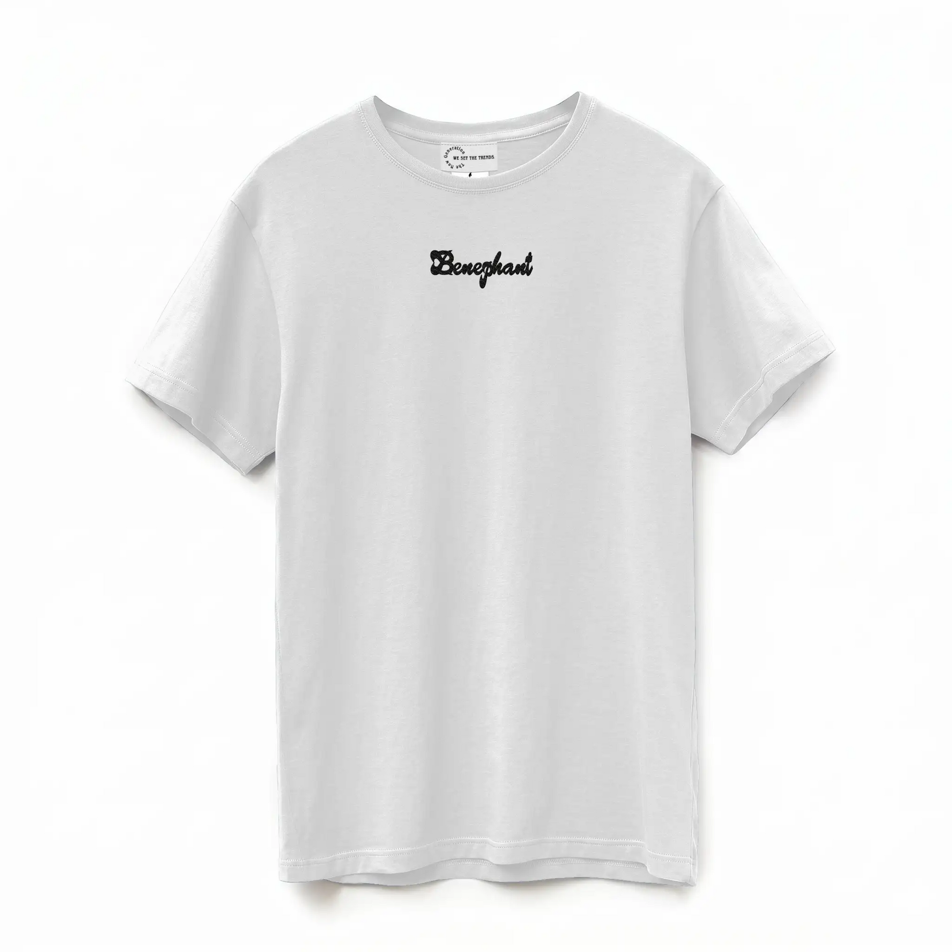 Benephant Embroidered Supima Cotton T Shirt