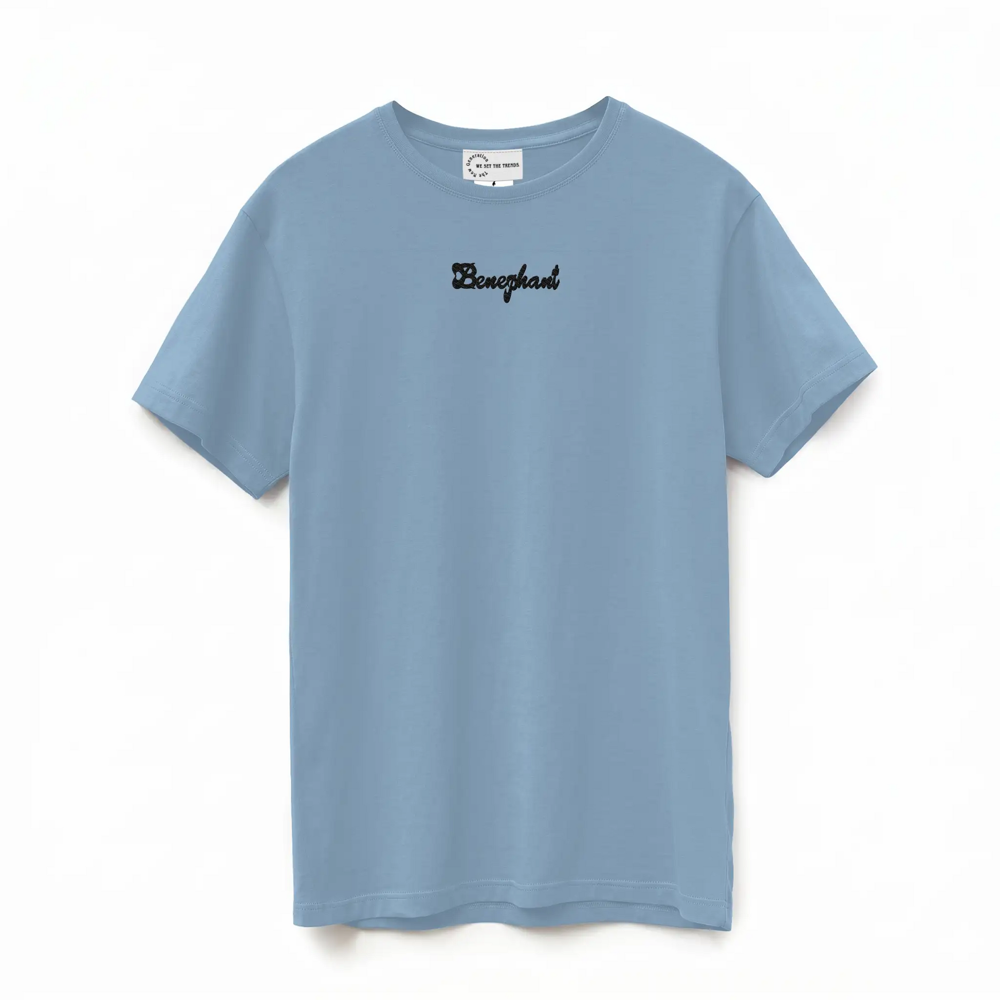 Benephant Embroidered Supima Cotton T Shirt