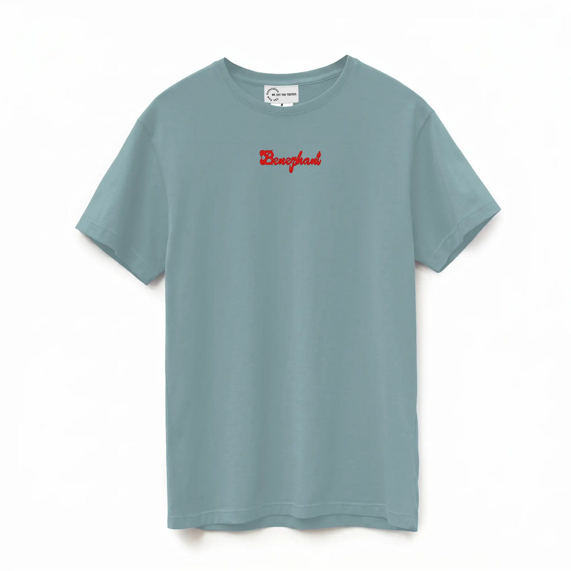 Benephant Embroidered Supima Cotton T Shirt