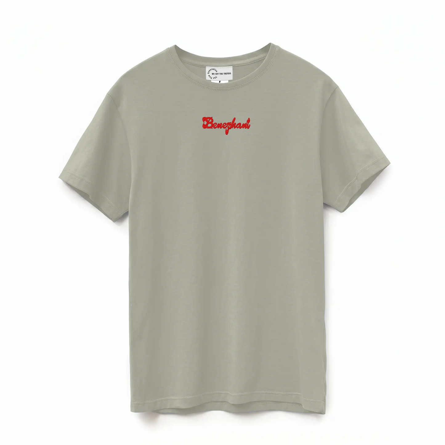 Benephant Embroidered Supima Cotton T Shirt