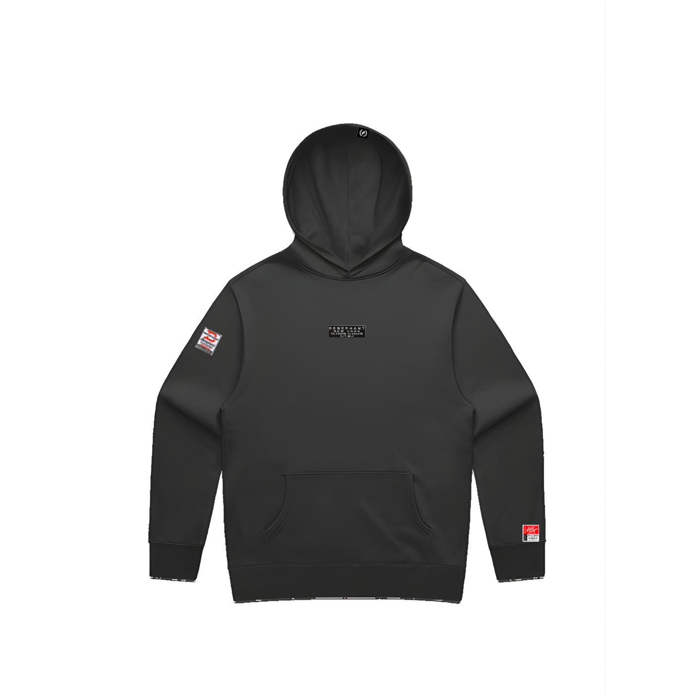 Latitude Oversized Patch & Embroidered Hoodie